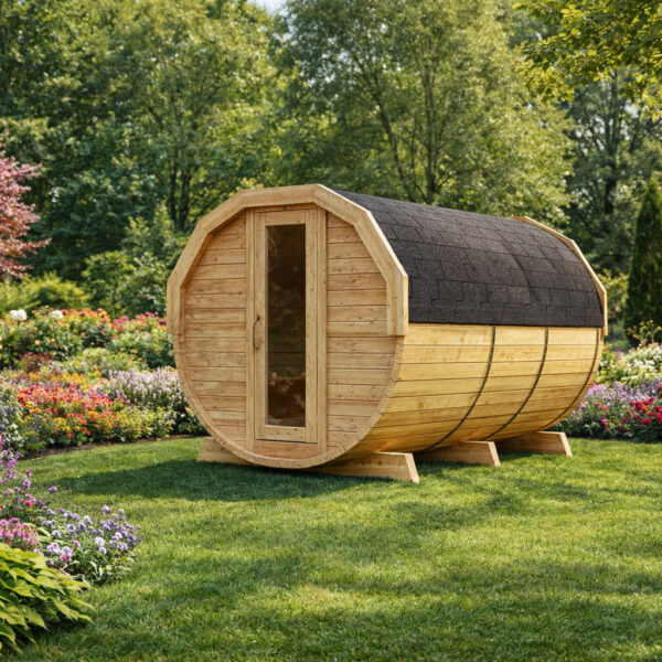 Sauna Ogrodowa Beczka 300 cm